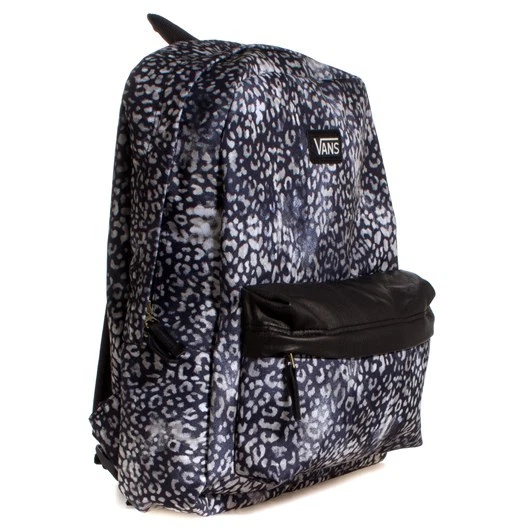 Nueva Mochila Bolso Libro Vans Deana Estampado Leopardo Lavado Foto 2 de 4