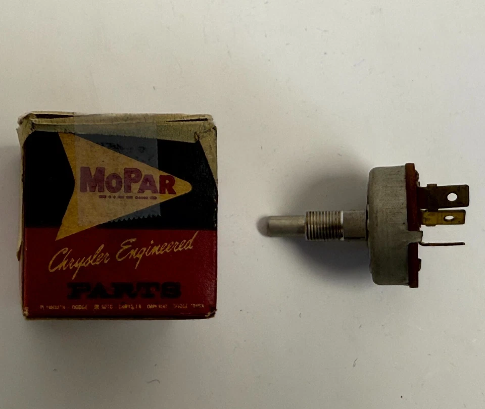 Chrysler 300 New Yorker 1959 interruptor de control del ventilador de calefacción/aire acondicionado 1881731 nuevo en stock Foto 3 de 4