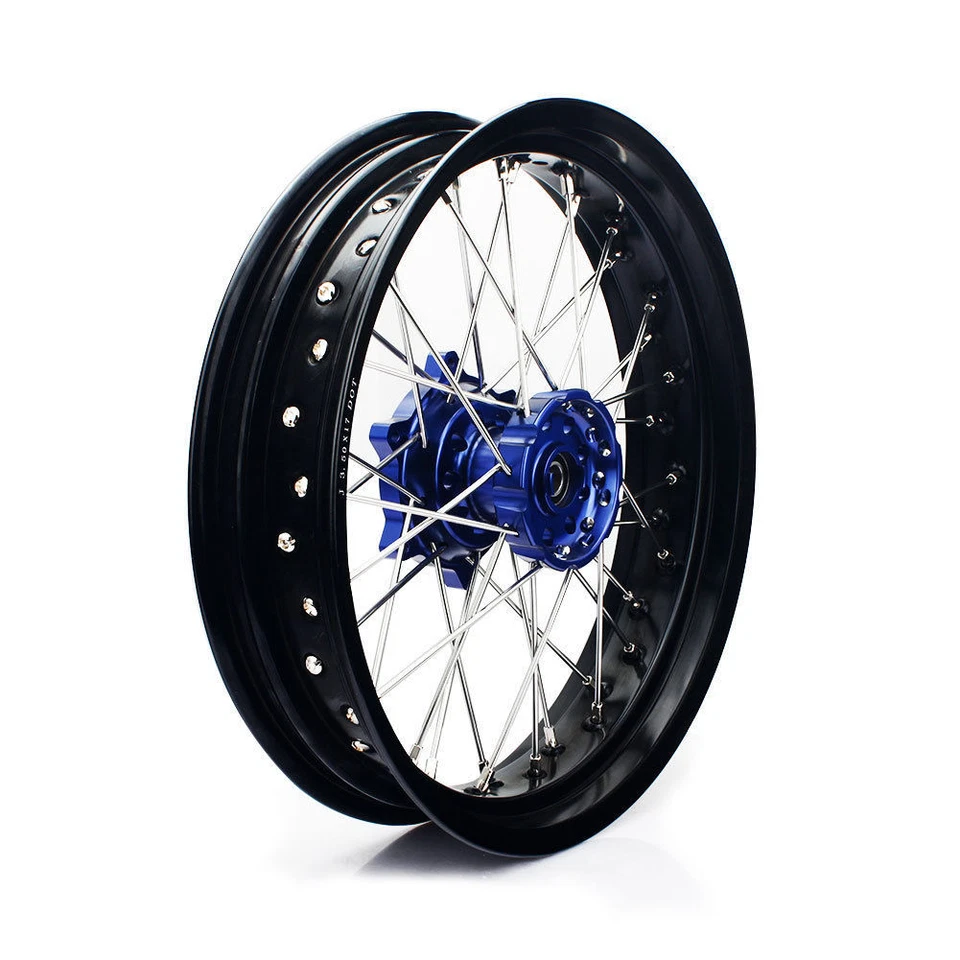 Juego de ruedas CNC Supermoto para Suzuki DR650 DR 650SE 17" 1996/2023 Foto 2 de 4