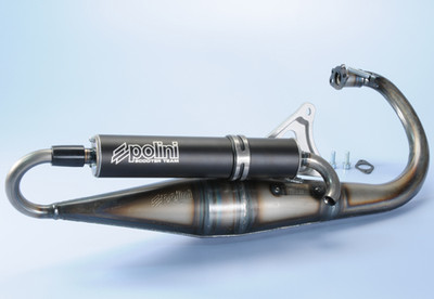 Polini 200.0280 Marmitta Omol Yamaha Bws Mbk Aprilia Team 3 Scarico Muffler New