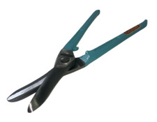 New Record Gilbow 12" Hollow Ground SHEARS Straight Handle Sheet Metal Tin Snips