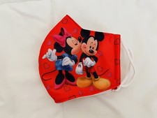 Kids Disney Inspired Mickey  Minnie Face Mask