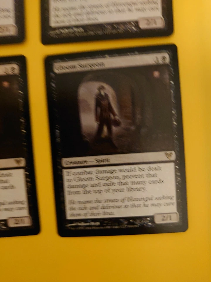 MTG Card. Gloom Surgeon playset. Avacyn Restored rare spirit 4 cards - Image 4 of 4