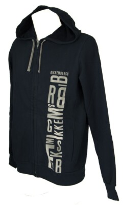 BIKKEMBERGS Herren Open Zip Sweatshirt Hoodie Artikel VBKT04954 LE
