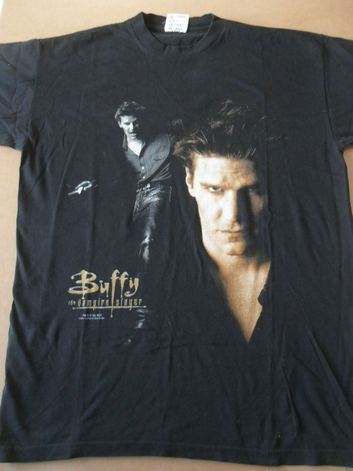 VTG Buffy The Vampire Slayer ANGEL T SHIRT 1998 FOX B… - Gem VTG Buffy The Vampire Slayer ANGEL T SHIRT 1998 FOX B… - Gem