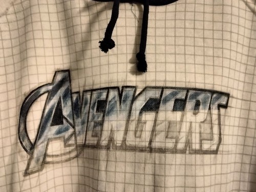NWT Disney Marvel Avengers hoodie sweatshirt size XL adult ladies extra large - Picture 5 of 8