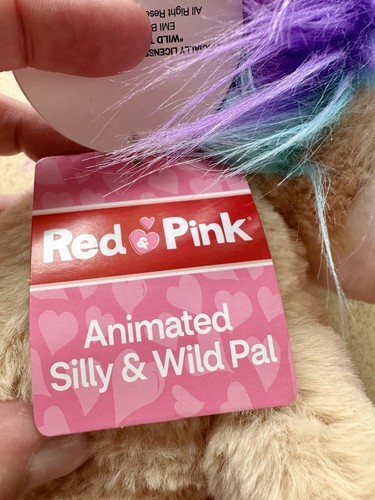 Dan Dee Plush Sings Animated Movable Lion Neon Hair Heart “Wild Thing” Song -Tag - Picture 5 of 7