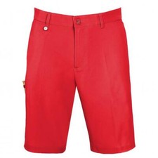 Bermudas de golf elásticas para hombre Golfino 8266718 360 rojas 32 33 36 38 40 41 nuevas con etiquetas