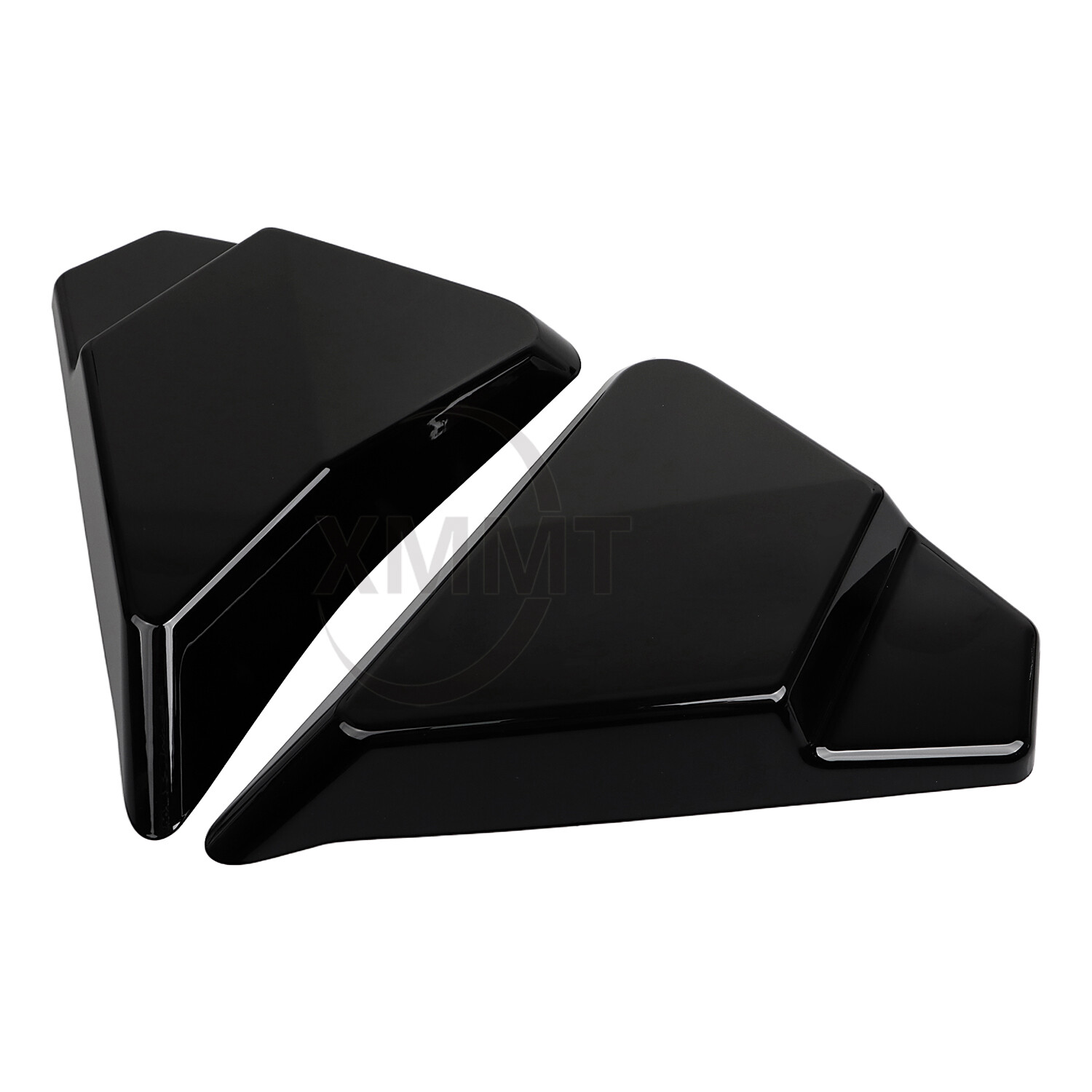 Side Covers Panel Black For Harley Touring Road King Street Electra Glide 97-07