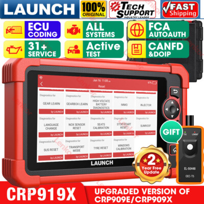 LAUNCH X431 CRP919X OBD2 Scanner Bi-directional Scan Tool Full System Diagnostic