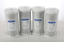 Hydronix 4 Pack CB-45-1005 Whole House, Hydroponics Carbon Block Water Filters