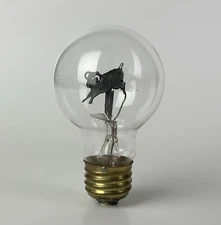 Vintage Aerolux Electric Figural Light Bulb Ram Sheep Jumping Fence