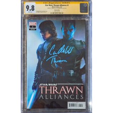Star Wars: Thrawn Alliance #1 variant__CGC 9.8 SS__Signed by Lars Mikkelsen w...