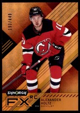 2021-22 UPPER DECK SYNERGY FX ROOKIE ORANGE ALEXANDER HOLTZ 193/449 NEW JERSEY