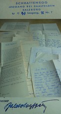 Theobald von SEYFFERTITZ (1889-1957) & Family: Letters Gut SCHRATTENEGG 1948-57
