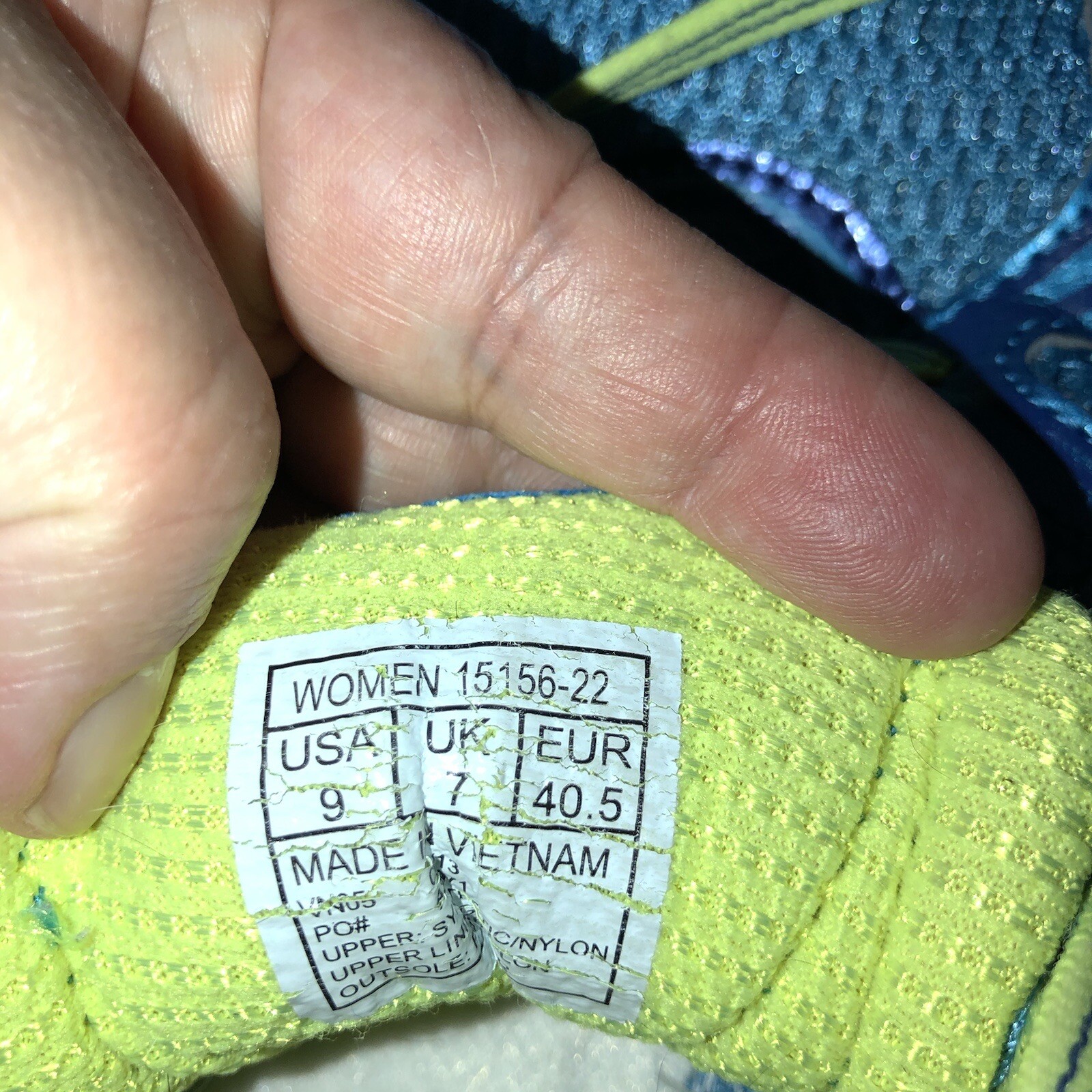 SAUCONY Cohesion 6 Womens Lace Up Low Running Sneakers Blue Mesh 15156-22 Sz 9 thumbnail 11