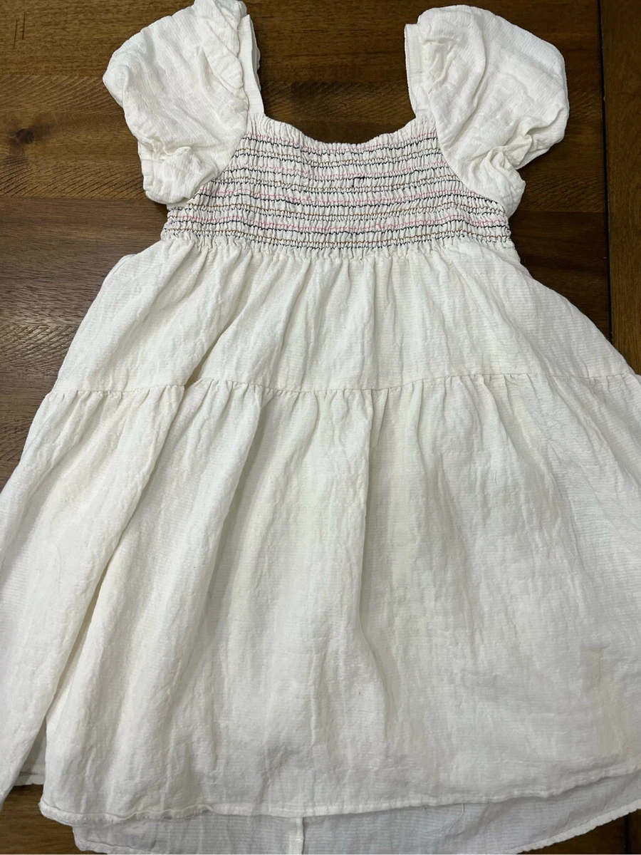 Zara white top smock dress