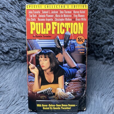 PULP FICTION VHS ビデオテープ Pulp Fiction VHS 1996 by Quentin Tarantino Special Collector's