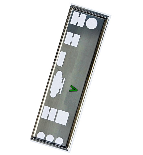 OEM I/O Shield For Asus C8HM70-I/HDMI Rear Baffle Motherboard Backplate IO - Picture 4 of 4