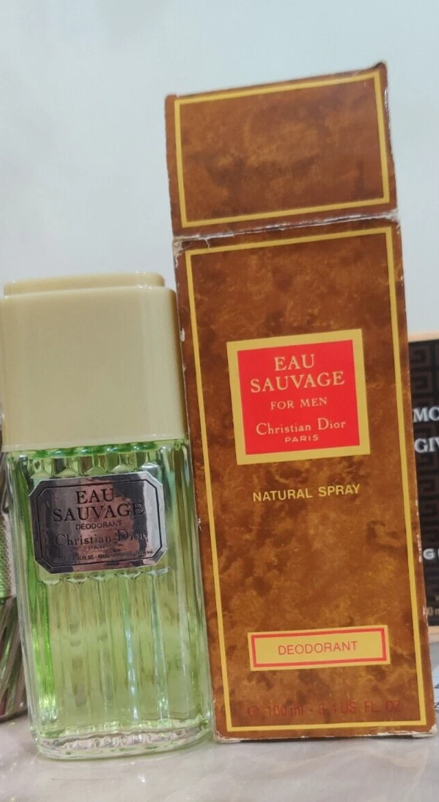 VINTAGE Christian Dior Eau Sauvage Wild Water 100 Original