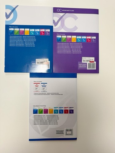 Mathematics And General Knowledge Test Books Lot Of 3 - Picture 2 of 2