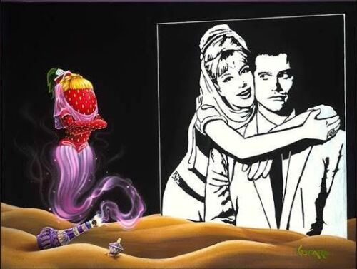 Michael Godard "I Dream of Tini" (G) - Giclée sur toile - Photo 1 sur 1