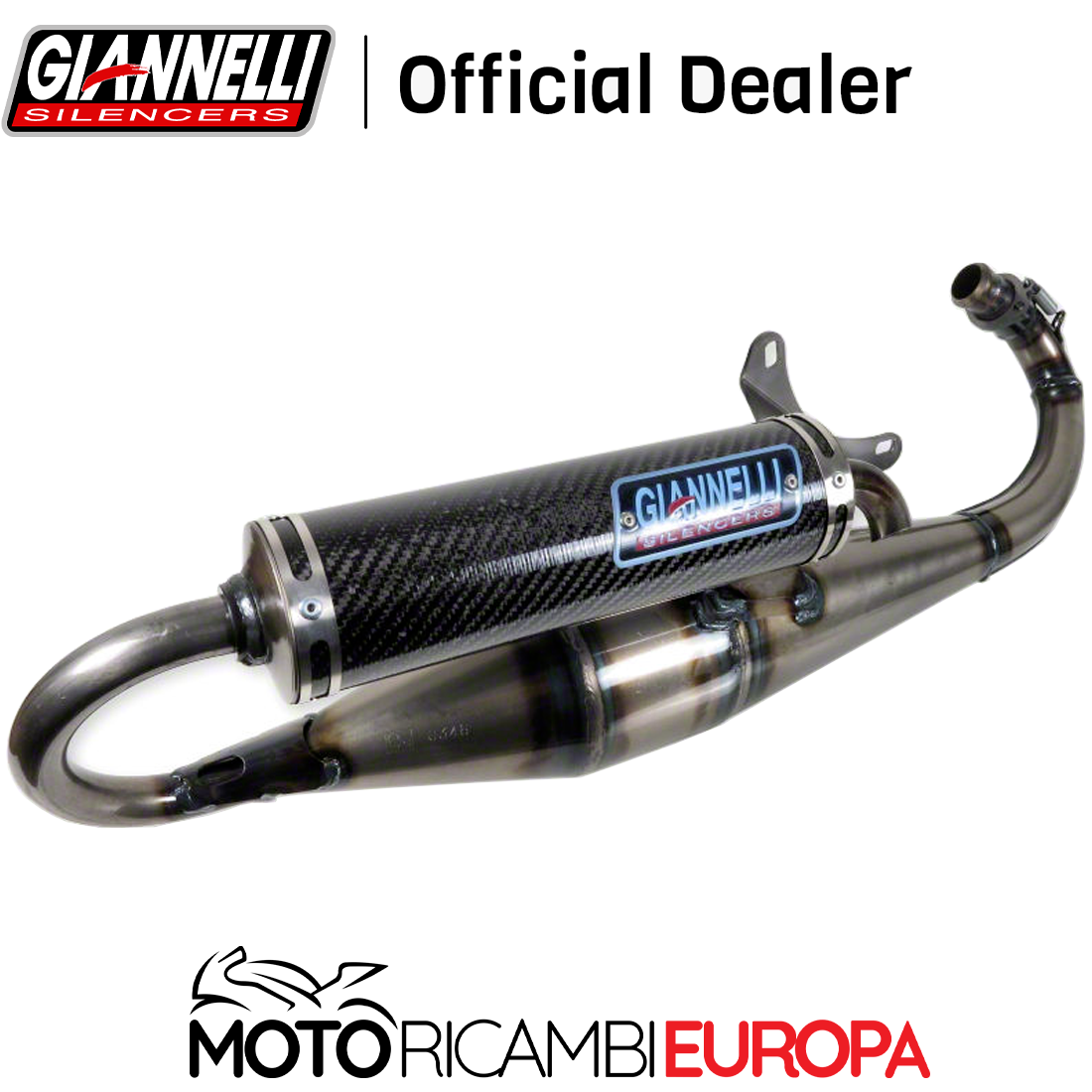 Marmitta Giannelli Shot V4 Per Scooter 50cc Aprilia, Yamaha, MBK