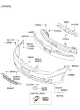 Genuine 922012c000 Lamp-front Foglh For Hyundai Tuscani New Tiburon 06
