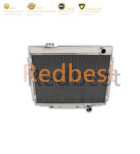 4row Aluminum Radiator For 1964-66 Ford Galaxie 500 4.3 4.7l V8 Small Block 2338