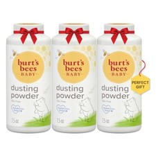 Burts Bees Baby Dusting Powder Talc Free Natural Cornstarch 22.5 Ounces