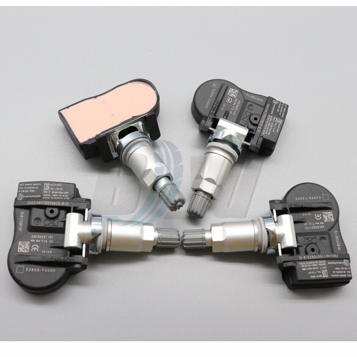 New TPMS Sensor Tire Pressure Senors 4pcs For Hyundai Elantra Kona