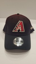 MLB Arizona Diamondbacks New Era 39Thirty Fitted Baseball Cap Hat L XL Black New