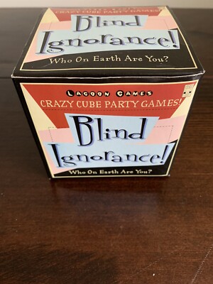 BLIND IGNORANCE Lagoon Games CRAZY CUBE PARTY GAME- Age 14+ 1999 (S)