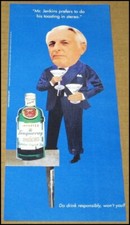 1997 Tanqueray London Dry Gin Print Ad Advert...