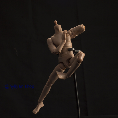 1/12 Male Normal/Suntan Skin Flexible 6inch Muscular Action Figure JO-010 - Picture 8 of 8