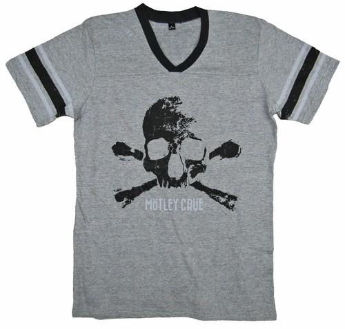 Motley Crue Obit Skull Football Style 