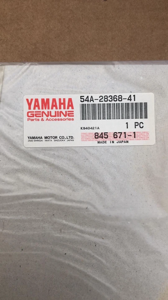 Calcomanía carenado delantero Yamaha DT50 ENDURO 54A 1986 1987 1988 ¡N.O.S! Foto 3 de 3