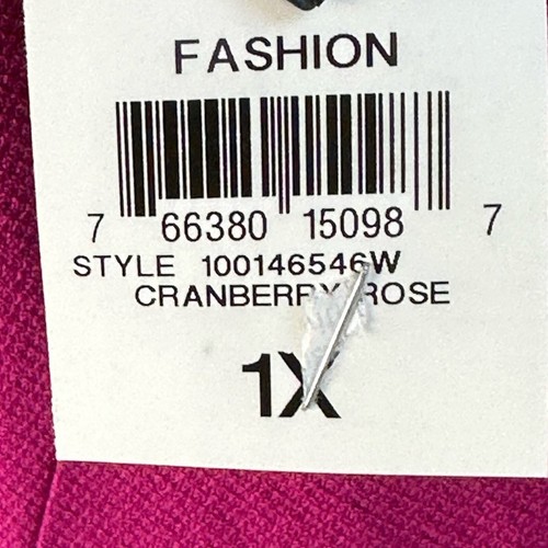 INC ärmelloses Maxikleid mit Neckholder - Cranberry Rose Pink - Größe 1X - Bild 8 von 8