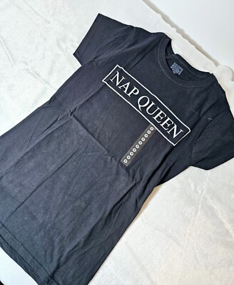 Nap Queen T-shirt Top I Love Sleeping Nap - Medium - Black