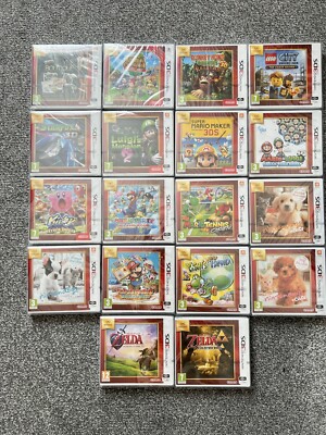 Nintendo 3DS Spiel wählt Mario, Zelda, Donkey Kong, Starfox 64 3D Full Set.