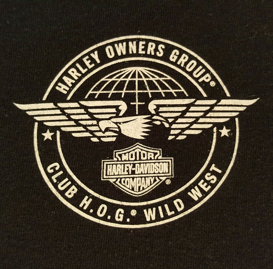 HOG Harley Davidson Owners Group Billings MT T Shirt XL XLarge INV1584