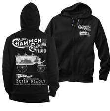 Se7en Deadly Champion Embalming Fluid Seven Victorian Coach Gothic Hoodie 1020-H