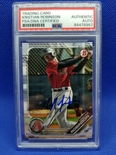 KRISTIAN ROBINSON PSA DNA Authentic Autograph card ARIZONA DIAMONDBACKS auto