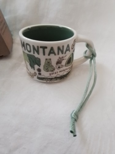 NEU Starbucks Been There Montana Ornament 2 Unzen Tasse (auslaufende Serie)