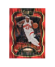 PASCAL SIAKAM 2020-21 Panini Select Company Red Flash #21 Toronto Raptors