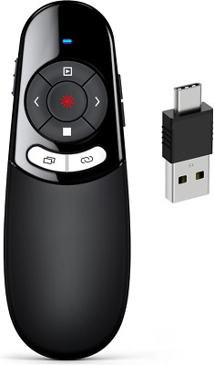 USB C Presenter Kabellose 2.4 Ghz Powerpoint Fernbedienung Pointer für Präsentat