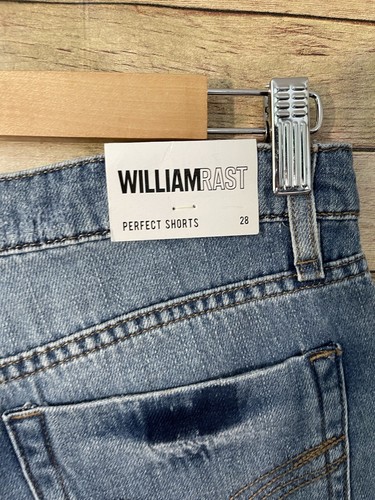 Anthropologie William Rast abgeschnittene Denim-Damenjeans perfekte Shorts Größe 28 neu mit Etikett - Bild 9 von 11