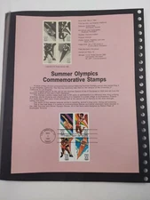 Postal Summer Olympics Commemorative Stamps First Day Of Issue 5/4/84