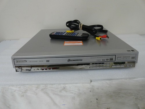 Panasonic 5 Disc DVD/CD Carousel Changer DVD-F87 W/ Cables & Remote Tested