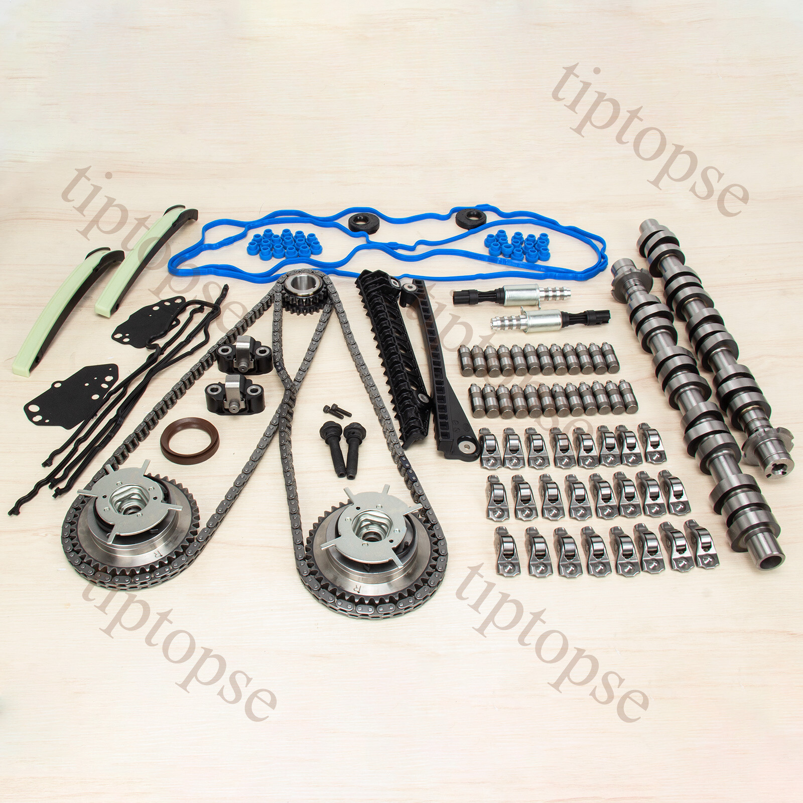 For 2005-14 Lincoln Ford 5.4L 3V Camshafts Lifters Kit Rocker Arms Timing Chain